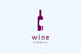 Wine Logo Vector Wine Logo Wine Logo Design Typo Logo Design
