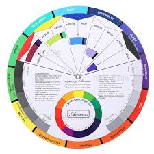 Purchased Color Wheel Tattoo Pigment Color Wheel Chart Color Mix Guide Supplies