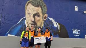 Tom coaches for Priory Celtic U12 Saturday and our daughter plays for both  these and Priory U12 girls. Tom is running a marathon in May to help raise  funds for both teams