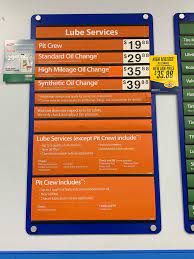 When to change your oil the specific car you drive can have a huge effect on how long it takes to get an oil change. Walmart Pounding Mill Rolling Back Prices At Your Pounding Mill Walmart Auto Care Center Synthetic Oil Change Is Only 39 88 Was 49 88 Come See Us We Re Open 8am 6pm 7 Days A