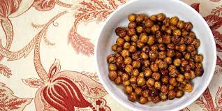 Honey Roasted Chickpeas Make The Perfect Sweet Protein Treat Recipe Honey Roasted Chickpeas Snacks Chickpea