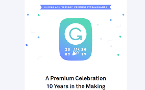 Check spelling or type a new query. Grammarly Celebrates 10 Year Anniversary On April