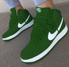 Nike Air Force 1 Black Price In Pakistan Nike Air Force 1 High Green Sneakers Men Fashion Sneakers Sneakers Fashion