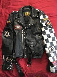 A Personal Favorite From My Etsy Shop Https Www Etsy Com Listing 569431878 Mens Rocker Jacket Leather Jacket Celebrities Leather Jacket Punk Jackets