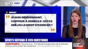 Euronews brings you the latest on the coronavirus pandemic in europe and the hunt for a vaccine. Je Suis Coiffeur A Domicile Ai Je Le Droit D Exercer Bfmtv Repond A Vos Questions Youtube