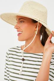 Ivory Hollyhock Sun Hat