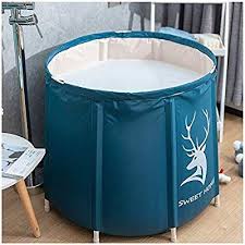 Most of the inflatable bath lifts have supportive material for the back, which is inflated to raise comfort while in the bathtub. Kelixu Portable Bathtub Foldable Soaking Bath Tub For Shower Stall Thickening With Thermal Foam To Keep Tempe Portable Bathtub Shower Stall Small Soaking Tub