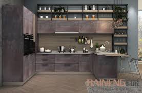 u shape stainless steel kitchen cabinet