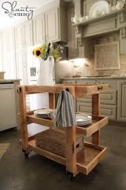 It's easy to build your own kitchen island prep cart! Diy Rolling Storage Cart Diy Kitchen Cart Rolling Kitchen Island Diy Kitchen Island