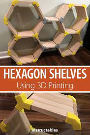 Modular Furniture Moebel Mbel Furniture Create Custom Hexagon Modular Shelving With 3d Print Joins Furniture 3 Boyutlu Yazici 3d Baski Endustriyel Tasarim
