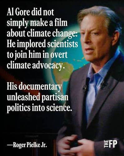 Twenty years ago, former vice president Al Gore's documentary 'An Inconvenient Truth' reshaped public debate on climate change. It also helped blur the line between scientific inquiry and activism, Roger Pielke Jr.