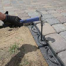 This kit comes with 60 feet of flexible and durable steel edging, 18 spikes, and 3 connectors. How To Design And Build A Paver Walkway