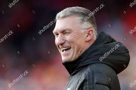 Watford Manager Nigel Pearson Laughs Before Editorial Stock Photo