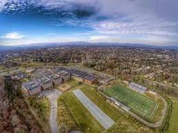 Aerial View New Patrick Henry High School Roanoke Va Roanoke Virginia Roanoke Va Aerial View