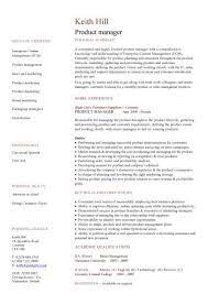 Resume tips for product managers. Product Manager Cv Sample