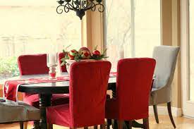 Red asian dining table museum quality dollhouse furniture 1/12 : 20 Assorted Dining Room Seat Covers Home Design Lover