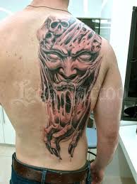 Pictures Of Scary Tattoos Scary Tattoos Tattoos On Back Satanic Tattoos