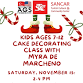 Cake Decorating Class for Kids Ages 7-12 event image