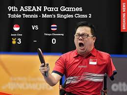 You are on singapore results page in table tennis/asia section. Singapore Table Tennis Player Who Lost An Eye Both Legs An Arm And 3 Fingers Clinches Gold At Asean Para Games The Independent Singapore News