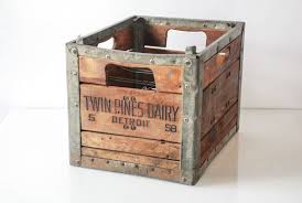 Wood Crate Milk Crate Rustic Wooden Crates Wood Box Twin Etsy Wood Crates For Sale Milk Crates Wood Crates