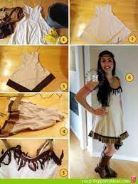 Diy pocahontas costume for under $5 tutorial | ❤ blogilates ❤. Diy Pocahontas Costume