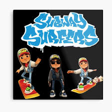 Download and print these subway surfers coloring pages for free. Lamina Metalica Grabadora De Cinta Subway Surfers De Eros31011986 Redbubble