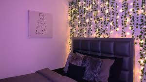 String lights look whimsical no matter where you hang them. Amazon Curtain Lights Diy Vine Wall Transformation Youtube