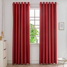6_ 3 decorate a small living room with a dark brown sofa and curtains 4 decorate around brown leather furniture and coffee tables brown has 8_ set aside a dedicated area in your home and use it exclusively for work. Modern Window Curtain For Home Living Room Bedroom Shading Drapes Color Red Size 46 Walmart Canada