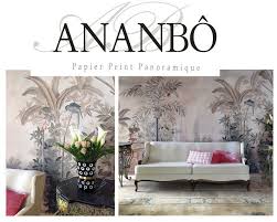 Ananbo Le Jardin Aux Oiseaux Papier Peint Panoramique Papier Peint Idees De Decor