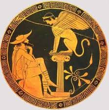 Le maléfique sphinx gardait un carrefour menant à la ville de thèbes et posait invariablement la même énigme aux voyageurs qu'il croisait. 16 Idees De Tableaux Art Grecque Antique Mythologie Grecque Et Romaine Le Sphinx