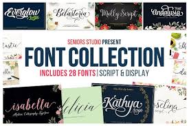 Votes, rated based on results identification. Font Collection 28 Fonts Kreativ Graphic