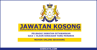 Selamat datang ke portal rasmi suruhanjaya perkhidmatan pendidikan malaysia. Jawatan Kosong Suruhanjaya Perkhidmatan Awam Negeri Johor