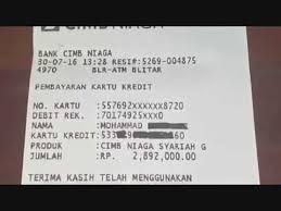 Kartu kredit cimb niaga merupakan sebuah kartu dengan kemiripan seperti kartu atm dimana kegunaannya sangat diperlukan bagi nasabah cimb niaga untuk dapat melakukan pengaktifan atau aktivasi kartu kredit cimb niaga, bisa memakai cara yang paling simple dan terbilang mudah yakni. Cara Bayar Kartu Kredit Cimb Niaga Syariah Melalui Atm Bca Berbagi Info Kartu