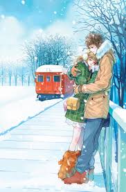 Here you can find the best anime couple wallpapers uploaded by our community. Red Train Anime Couple Snow Romantic Love Tree Wallpapers Hd Desktop And Mobile Backgrounds