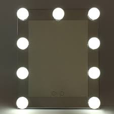 Professional Led Touch Screen Lighted Vanity Mirror Standing Table Mirrors Large Salon Cosmetic Desktop Makeup Mirror With Light Standing Table Mirror Desktop Makeup Mirrormakeup Mirror Aliexpress