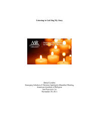 Young people must know how to write a reflection paper to make their friends and the rest of the community share their emotions. Pdf Listening To God Sing My Story Reflection On Self Implicating Nature Of Christian Spirituality Daniel Deforest London Academia Edu