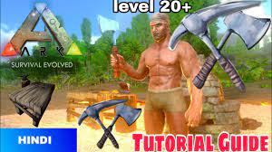 How To Make Smithy Level 20 Metal Hatchet Metal Pickaxe With Refining Forge In Ark Mobile Hindi Youtube
