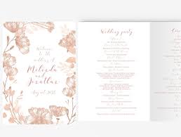 008 template ideas free downloadable wedding program booklet