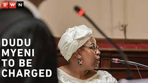 'dudu myeni' kneels at zuma's feet. Zondo Inquiry To Lay Criminal Complaint Against Myeni Over Mr X Identity Reveal