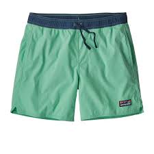 M S Stretch Wavefarer Volley Shorts 16 Vjosa Green Vjog Mens Outdoor Clothing Outdoor Outfit Patagonia Mens