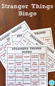 Trivia · there is an upcoming comic crossover between the two properties called dungeons & dragons and stranger things. Printable Stranger Things Bingo Cards Mom On The Side
