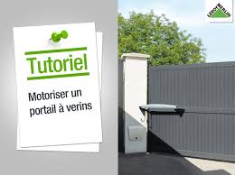Comment Motoriser Un Portail A Verins Portail Merlin Motorise