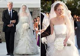 Vera wang designed chelsea clinton's wedding gown. Pin On Wedding