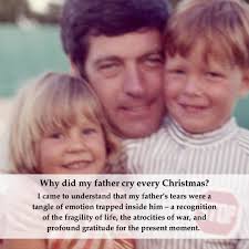🎄It took my father 70 years to talk about why he cried at Christmas. I  finally understand why this time of year is hard for people living with  unresolved trauma and especially