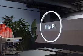 Lille P Identity On Behance Signage Design Wall Signage Design