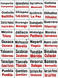 Pin De Erik Gutierrez En Memorama Estados Y Capitales Estados Y Capitales Mapa De Mexico Juego De Emociones