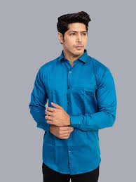 Blue Plain Shirt