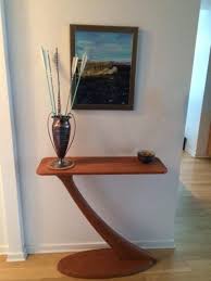Cantilever Console Table Solid Wood Coffee Table Solid Coffee Table Console Table