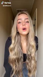 L Is For The Way You Look At Me Tiktok Addison Rae Hair Addison Rae In 2020 Hair Blonde Hair Looks Hair Styles