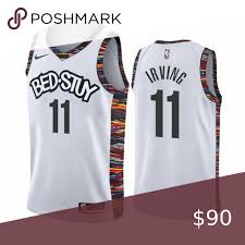 Fanatics has kyrie irving nets jerseys and gear to support the new nets player. Kyrie Irving Brooklyn Nets City Edition Jersey Brooklyn Nets Kyrie Irving White Jersey